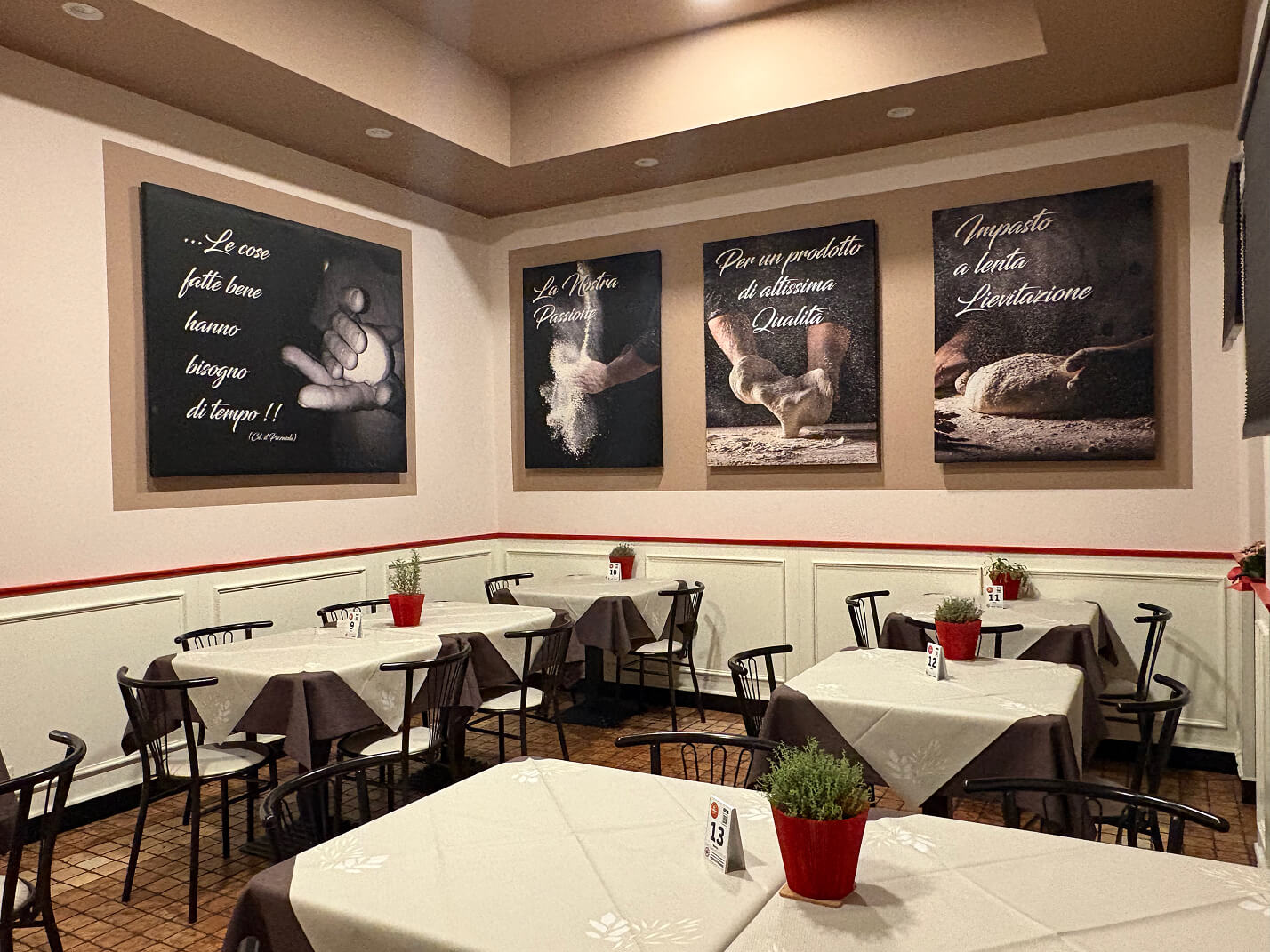 interno pizzeria il sagittario